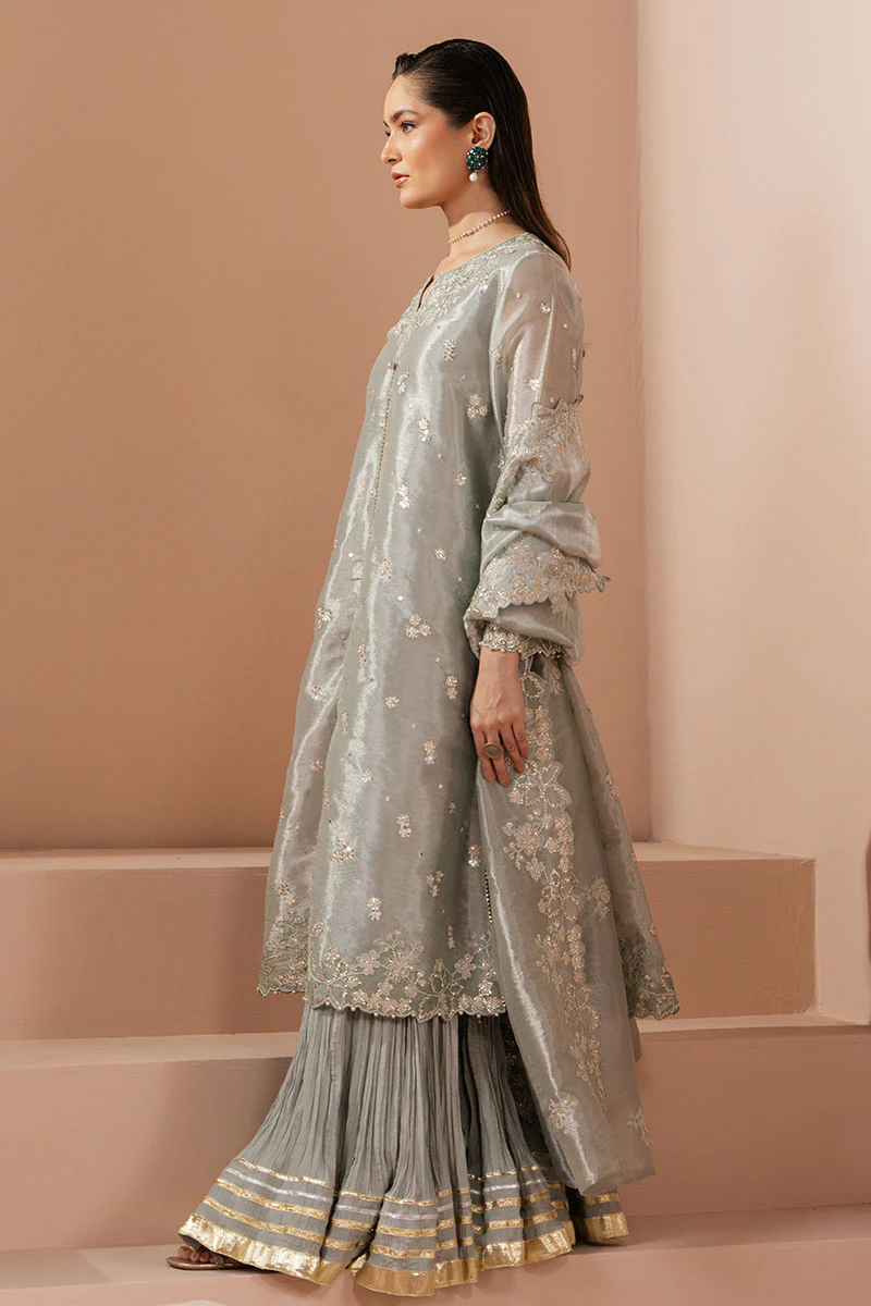 MINT AURA-4 PIECE EMBROIDERED SILK SUIT - Image 7