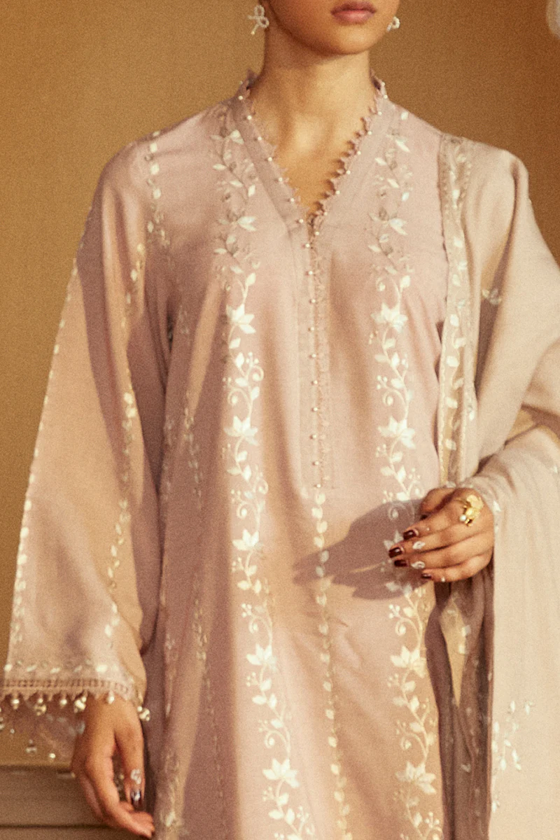 MOONLIGHT MUSE-3 PC MARINA EMBROIDERED SUIT - Image 2