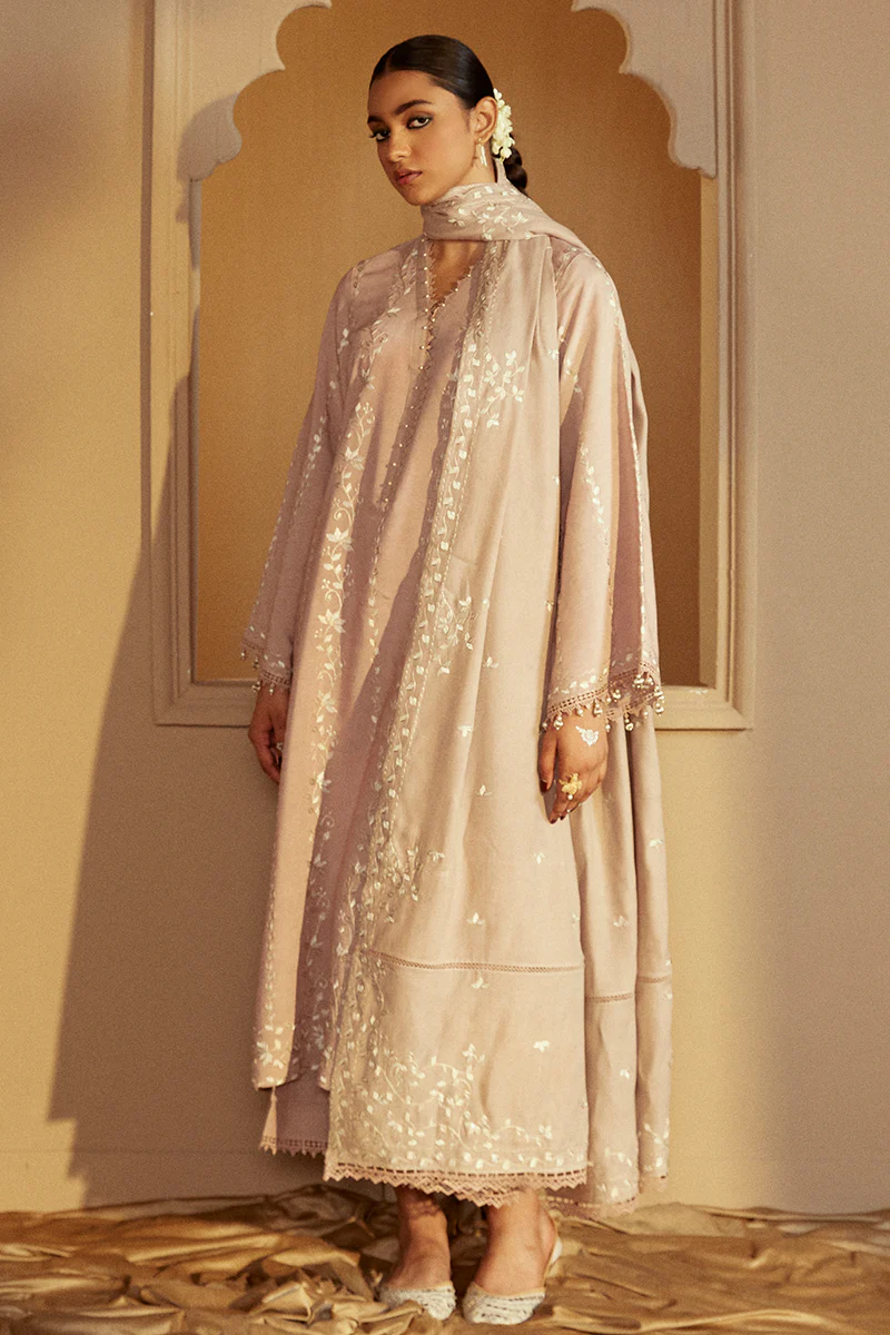 MOONLIGHT MUSE-3 PC MARINA EMBROIDERED SUIT - Image 3