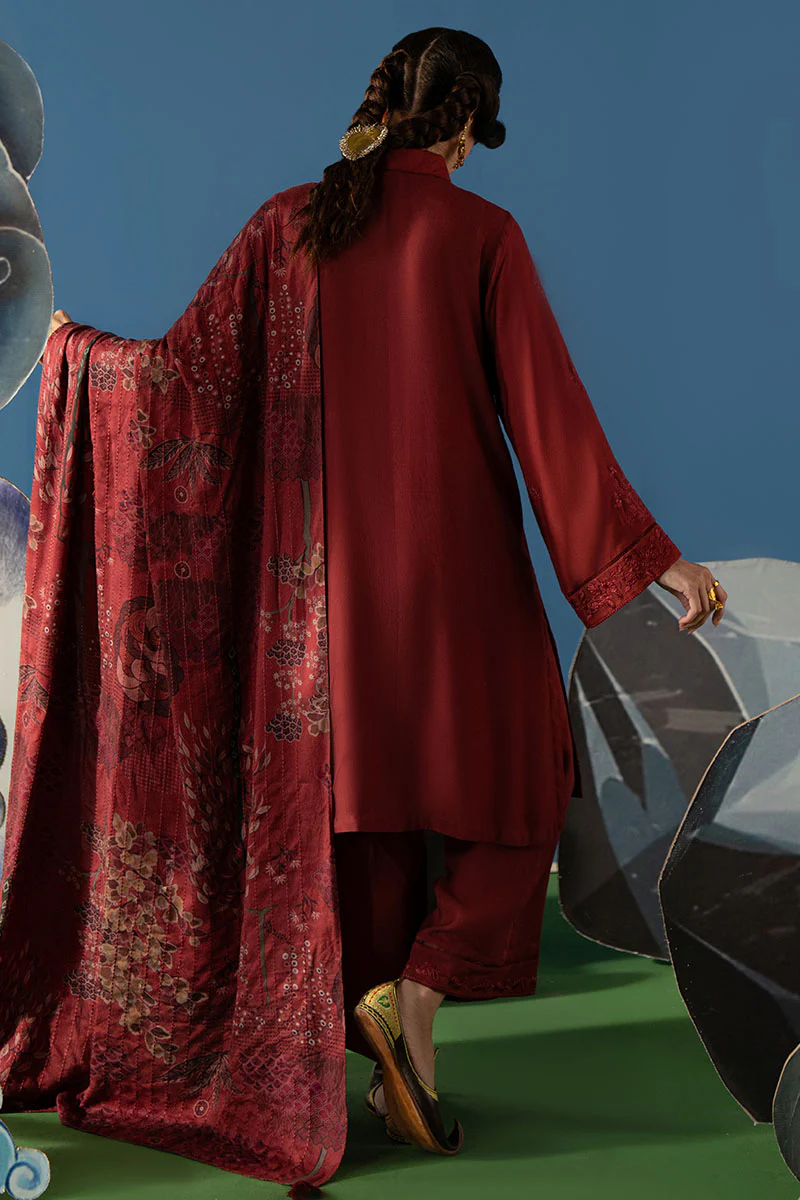 MYSTIC ROUGE-3 PC (SHIRT, TROUSER & DUPATTA) - Image 6