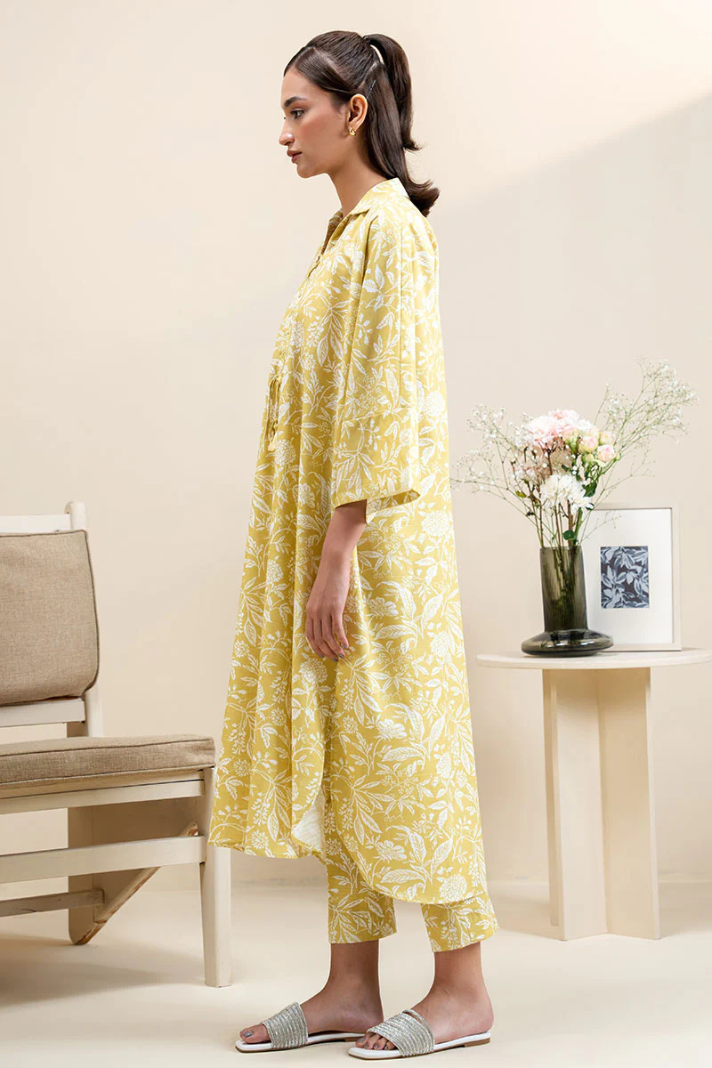 OCHRE CHARM-2 PC PRINTED KHADDAR SUIT - Image 8