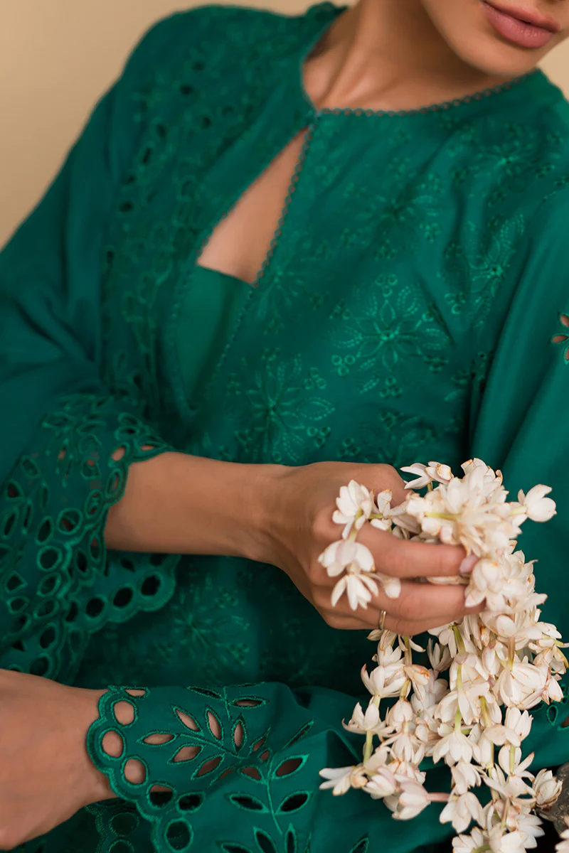 PINE FOREST-3 PIECE CHIKANKARI SUIT - Image 6