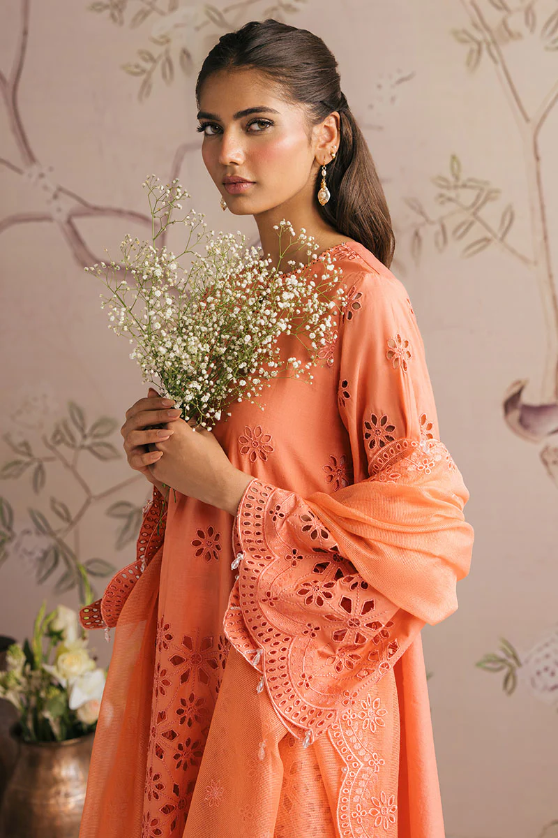 PORCELAIN MELODY-3PC CHIKANKARI SUIT - Image 4