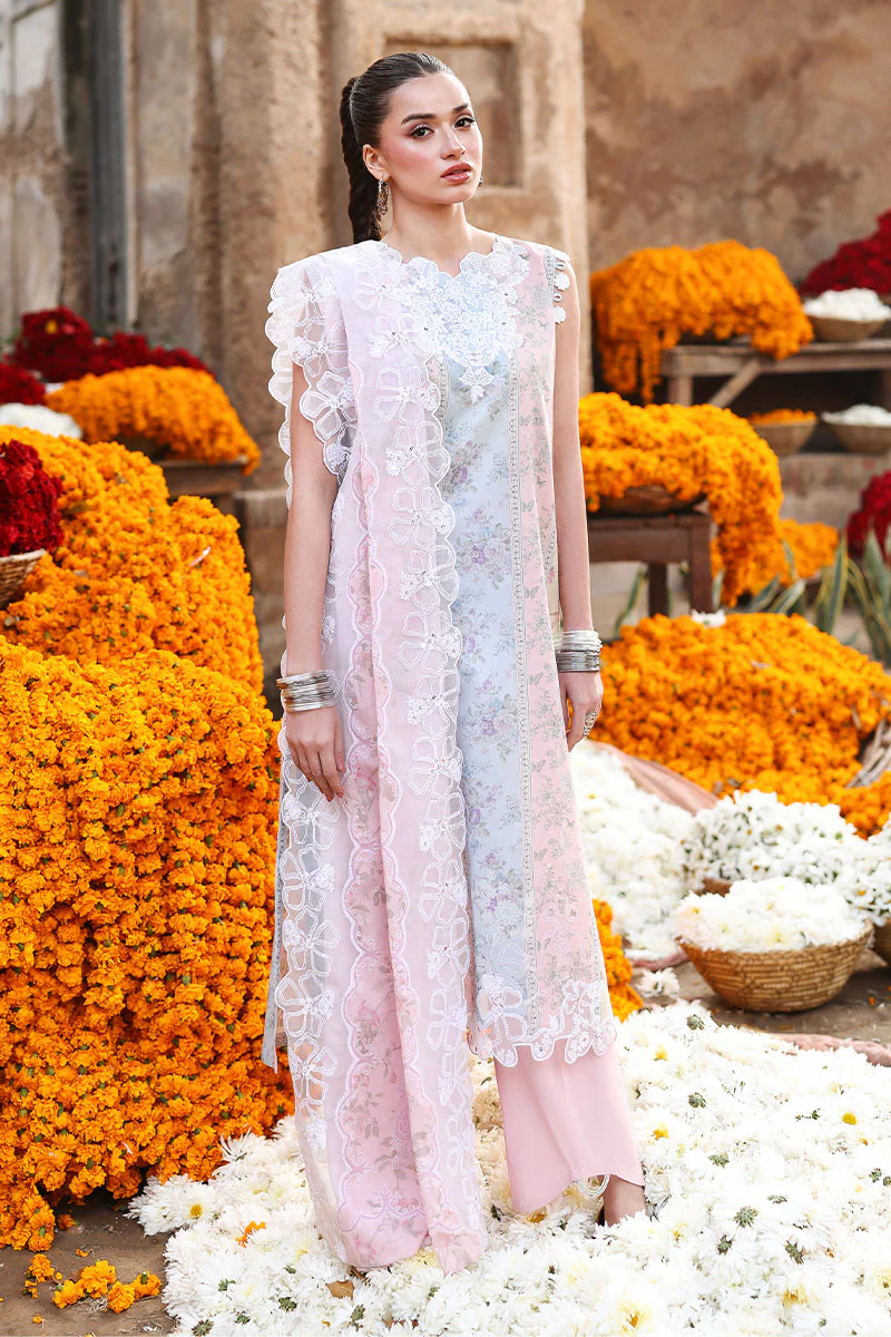 ROSE VEIL-3PC PRINTED LAWN SUIT - Image 4