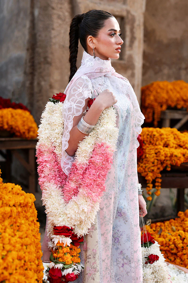 ROSE VEIL-3PC PRINTED LAWN SUIT - Image 5