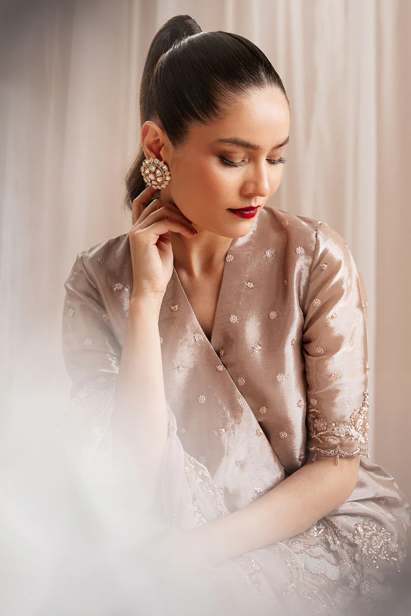 ROSETTE DREAM-4 PIECE EMBROIDERED SILK SUIT - Image 3
