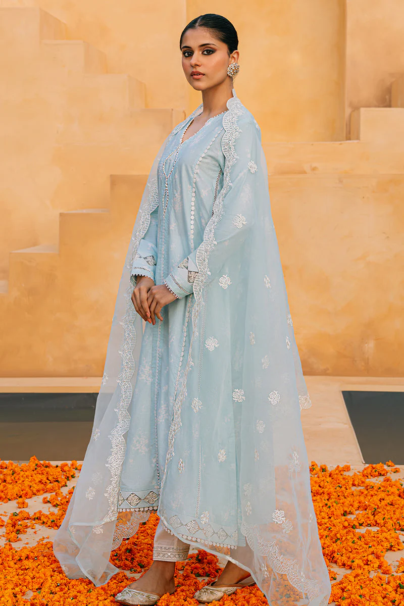 SAFFRON SEA-2 PC (SHIRT & DUPATTA) - Image 5