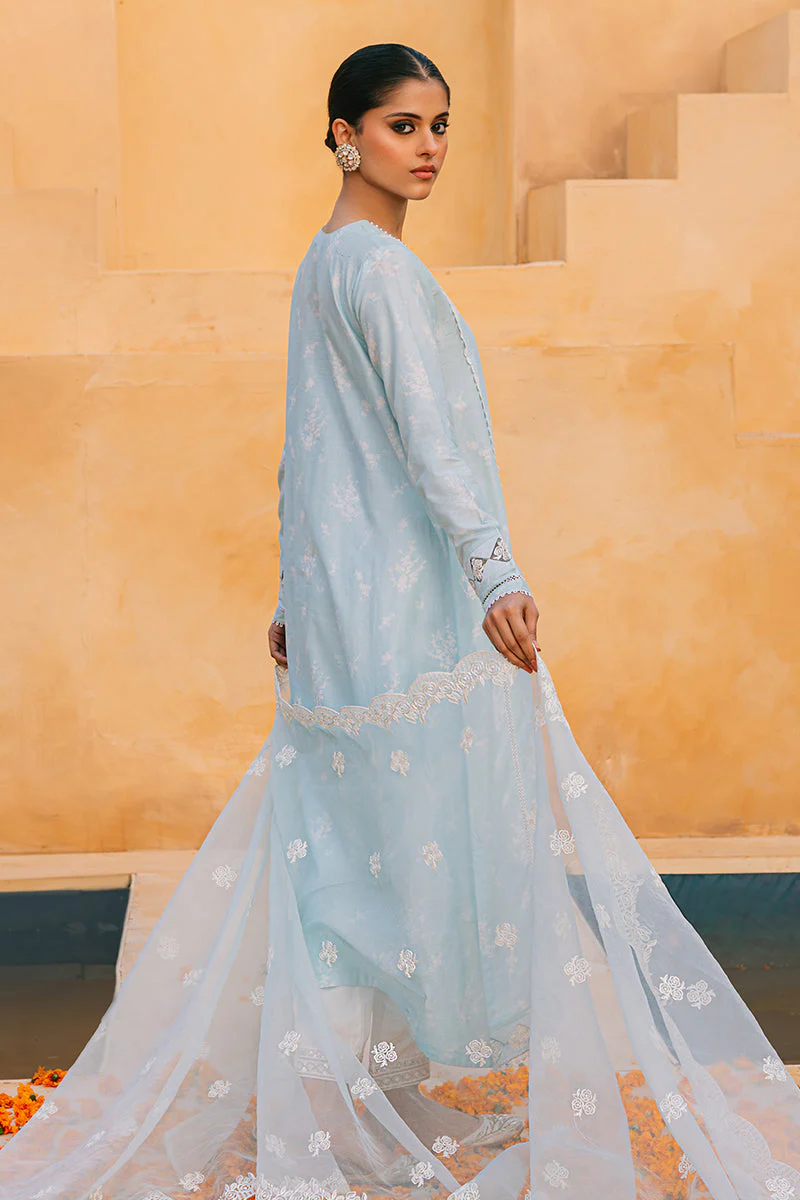 SAFFRON SEA-2 PC (SHIRT & DUPATTA) - Image 6