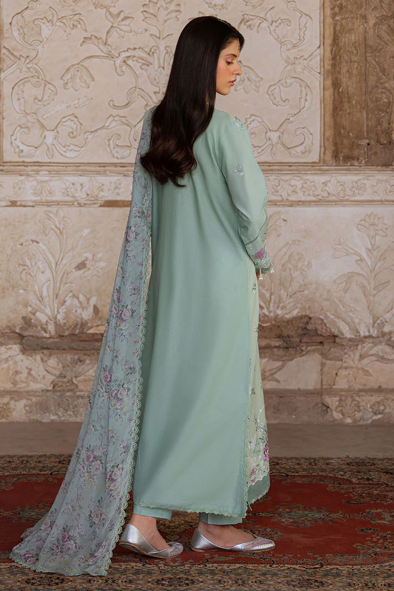 SAGE GRACE-3PC EMBROIDERED LAWN SUIT - Image 7