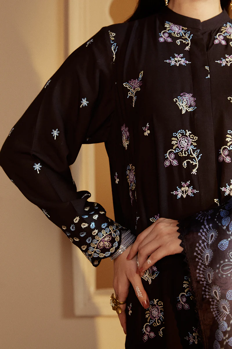 SHADOW GRACE-3 PC LINEN EMBROIDERED SUIT - Image 2