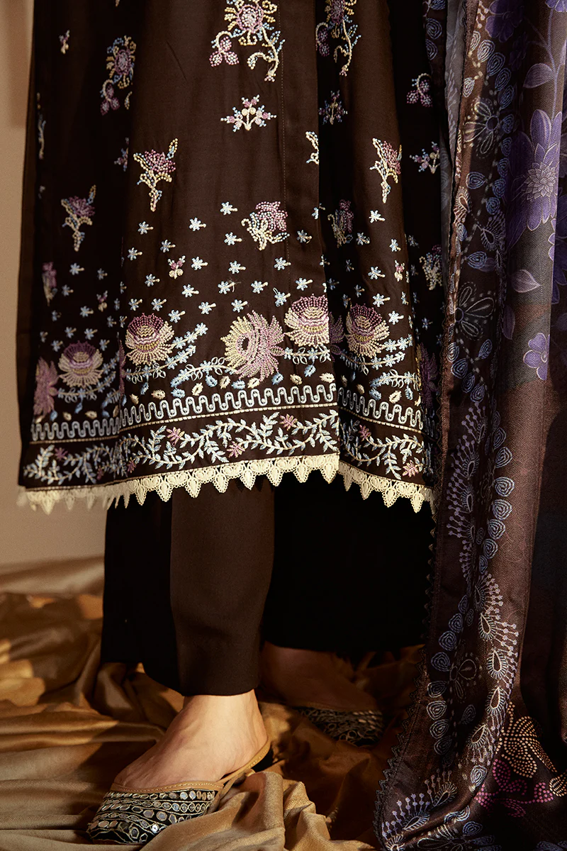 SHADOW GRACE-3 PC LINEN EMBROIDERED SUIT - Image 3