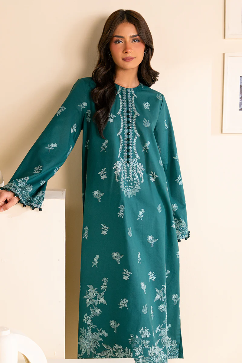 SPARKLING FLARE-2 PC PRINTED LAWN SUIT - Image 4