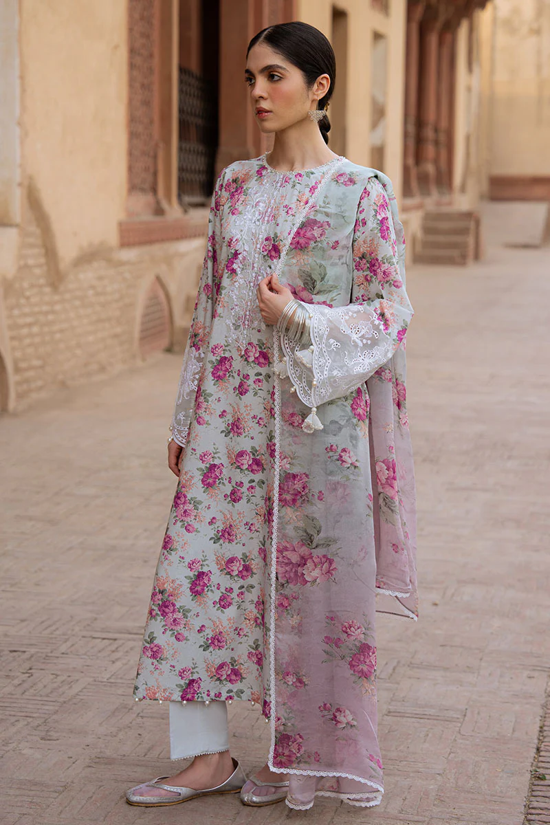 SPARKLING GEM-3PC PRINTED LAWN SUIT - Image 4