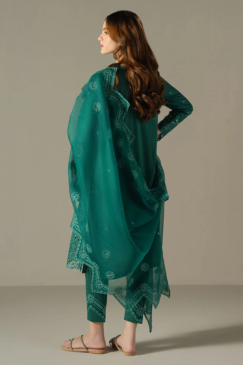 VERDENT FLORA-3PC CHIKANKARI SUIT - Image 8