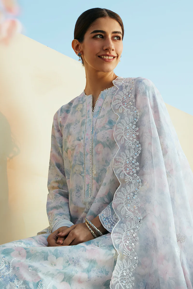 VIOLA PEARL-3 PIECE LAWN EMBROIDERED SUIT - Image 3