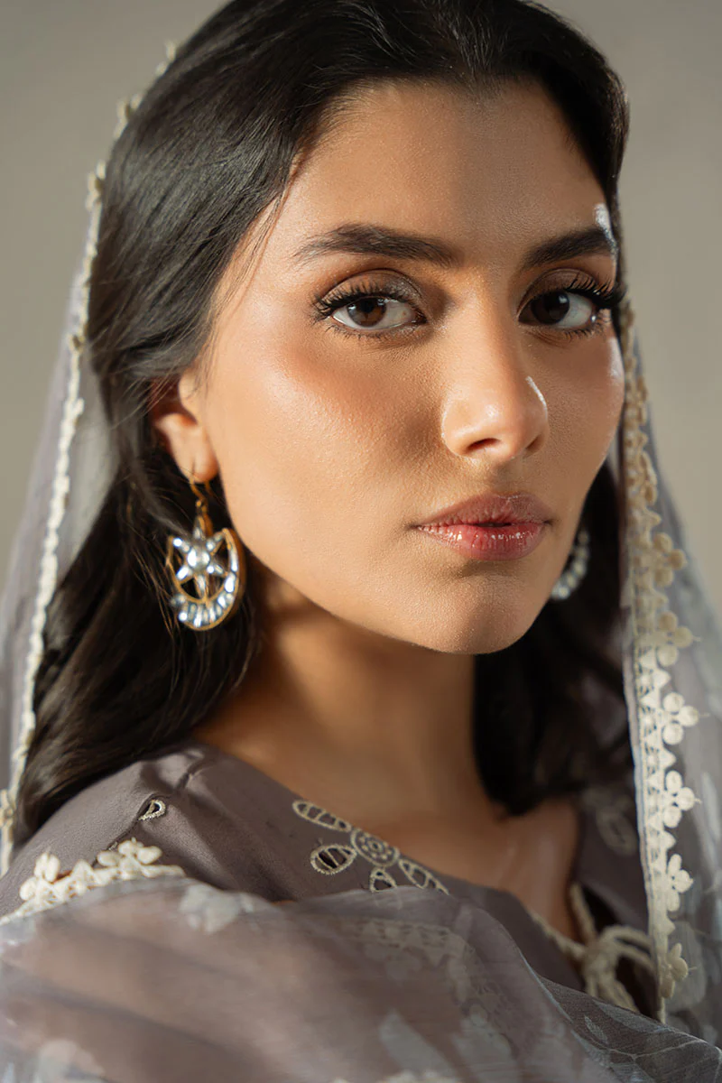 WHISPER ASH-3PC CHIKANKARI SUIT - Image 4