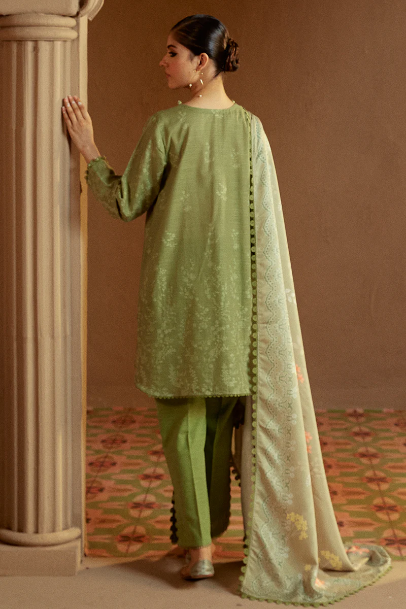 WINTER TALE-3 PC KHADDAR PRINTED SUIT - Image 5