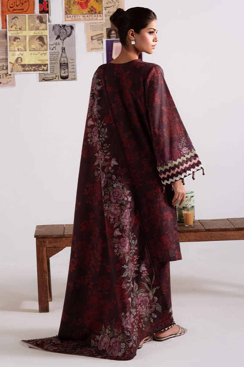 FLORAL MELODY-3PC KHADDAR PRINTED SUIT - Image 6