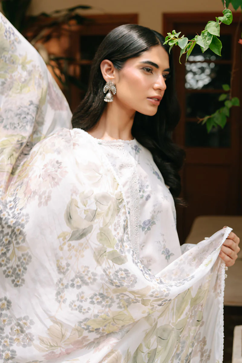 ICE TALE-3PC PRINTED CAMBRIC SUIT - Image 4