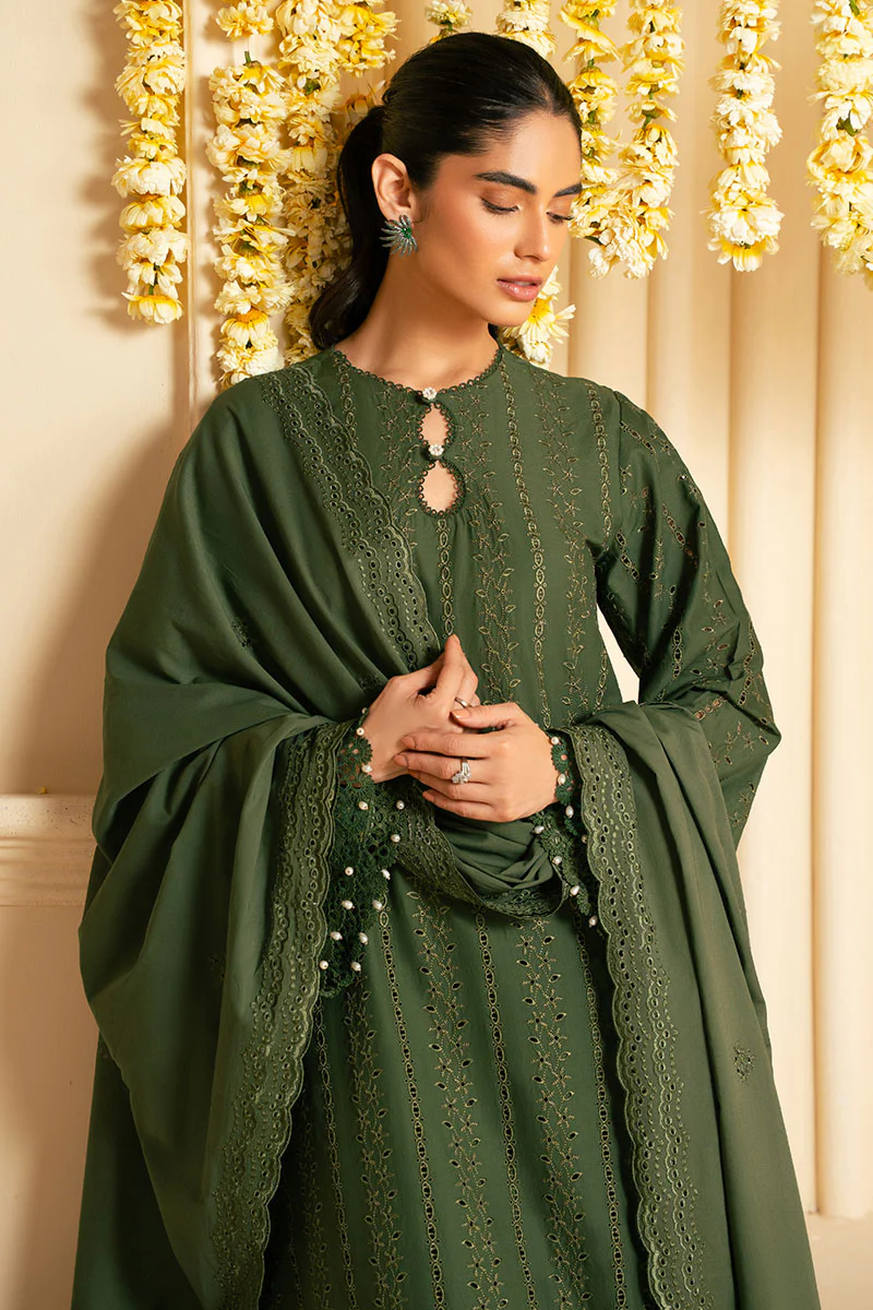 MYSTIC VEIL-3PC CHIKANKARI SUIT - Image 6