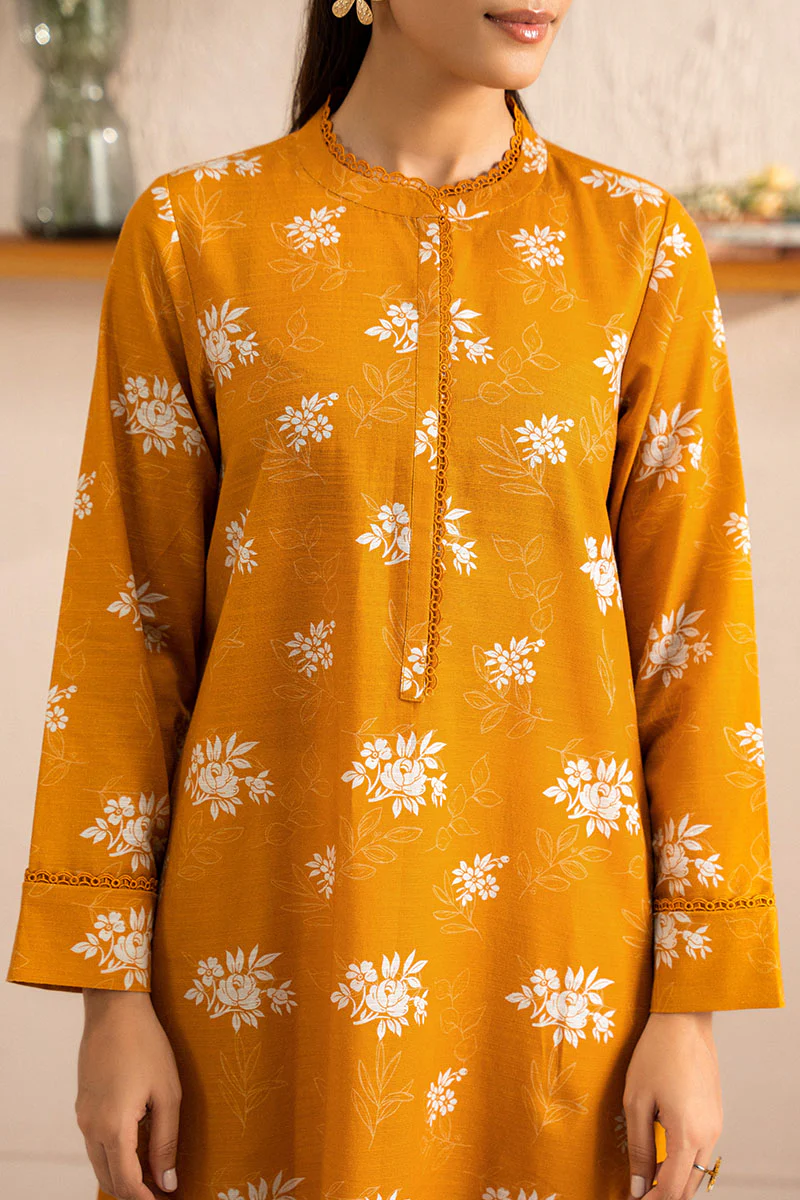 AMBER SUN PRINTED KHADDAR SHIRT - Image 4