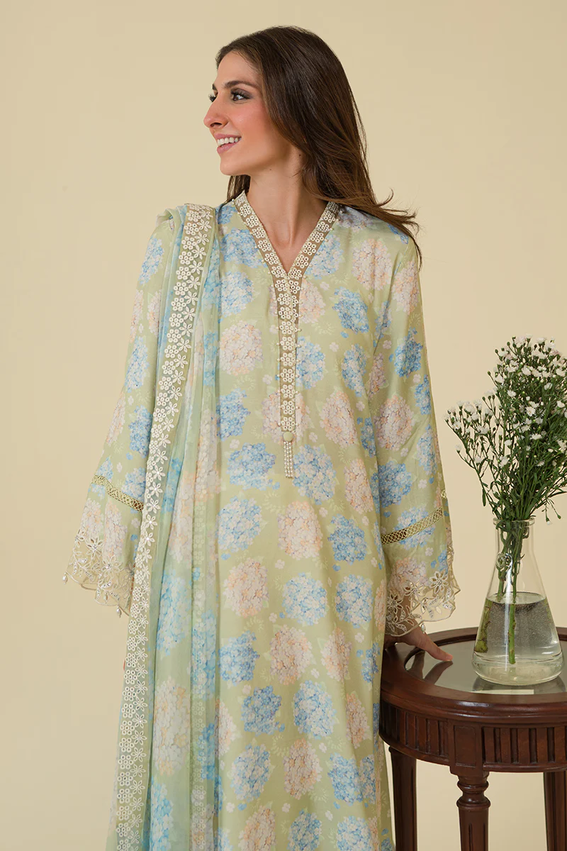 AMBROSIA-2PC (SHIRT & DUPATTA) - Image 8