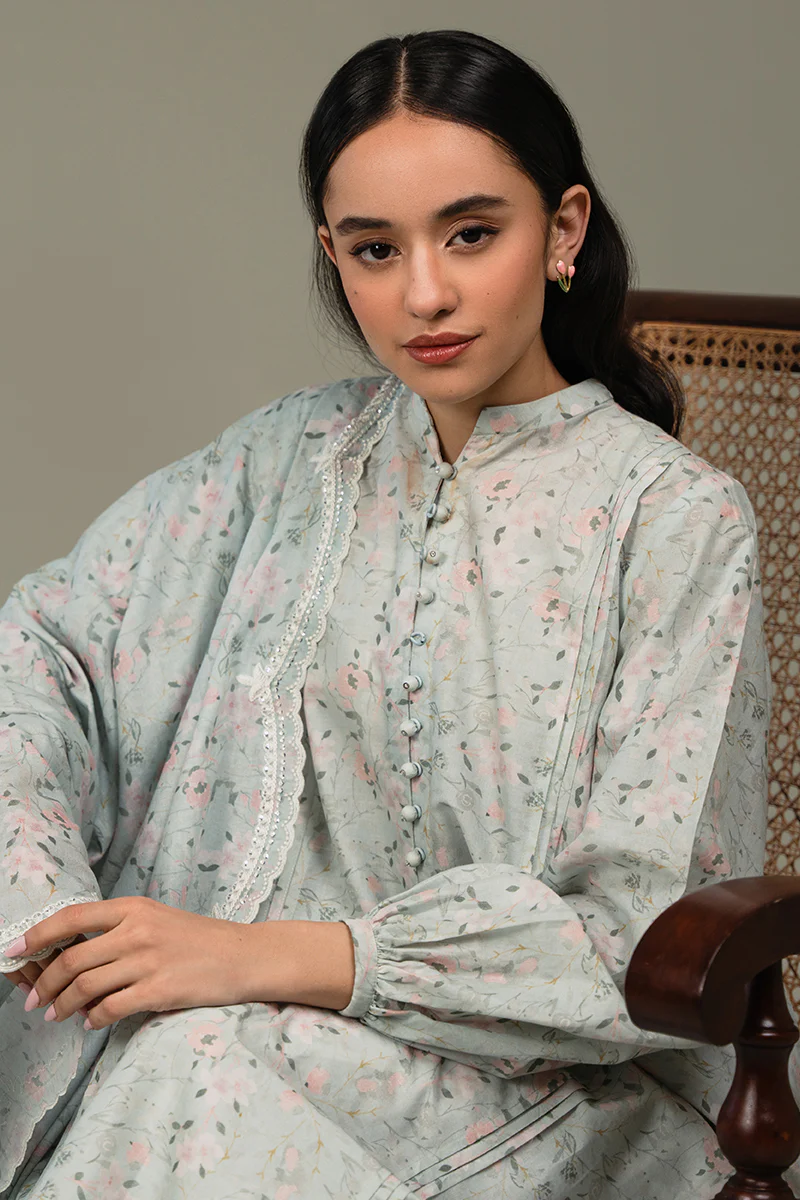 AQUA WHISPER-2PC (SHIRT & DUPATTA) - Image 3