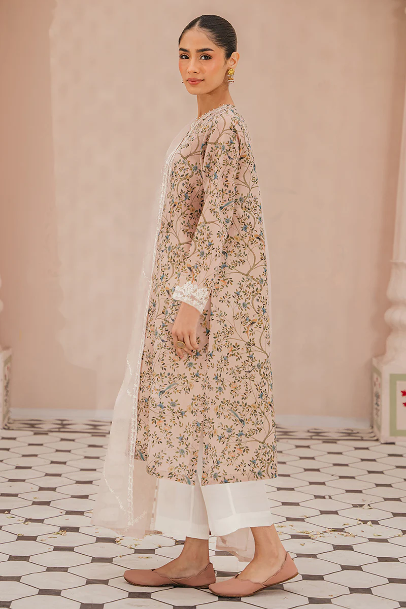 ASH ROSE-2 PIECE (SHIRT & DUPATTA) - Image 5