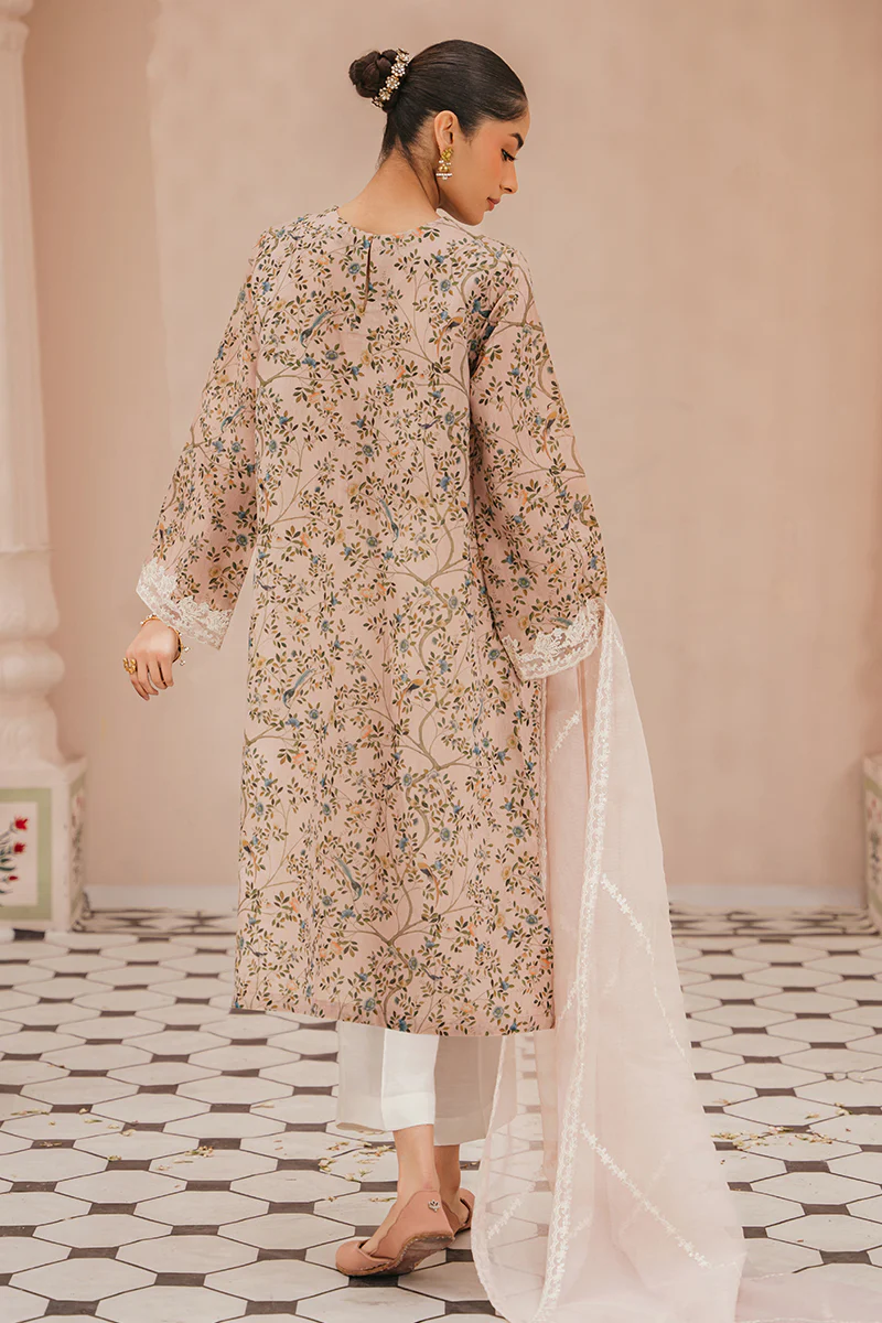ASH ROSE-2 PIECE (SHIRT & DUPATTA) - Image 7
