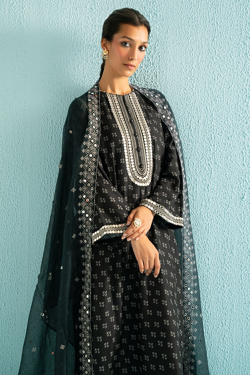 BLACK BLING-2PC (SHIRT & DUPATTA) - Image 4