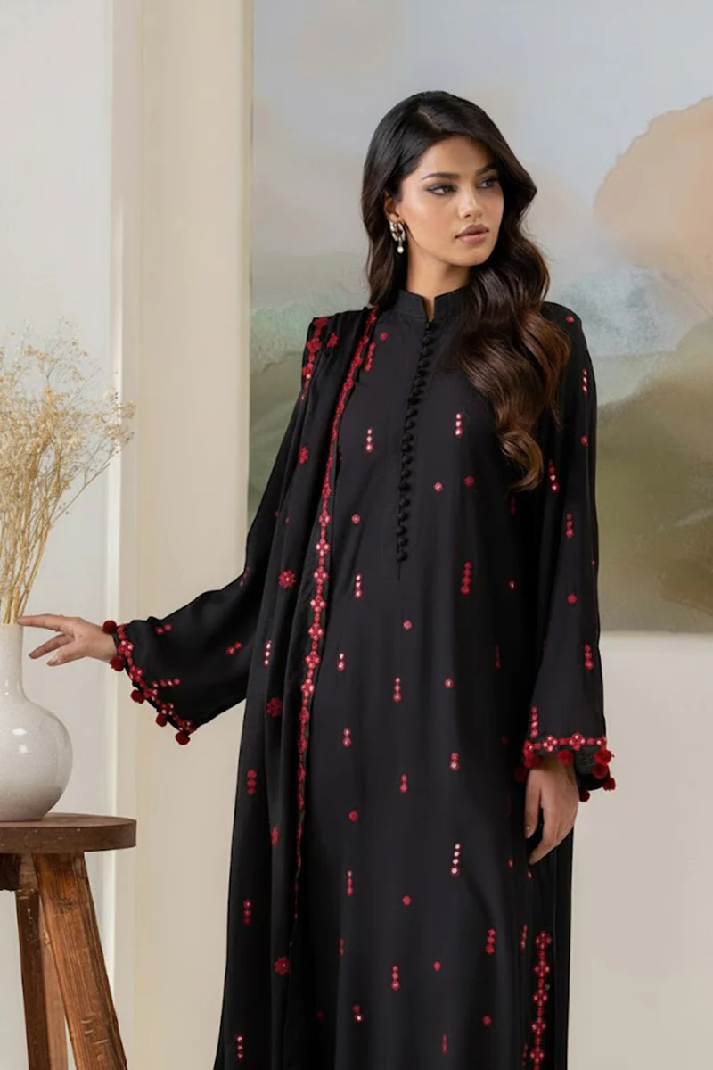 BLACK MUSE-2PC(SHIRT & DUPPATA) - Image 2