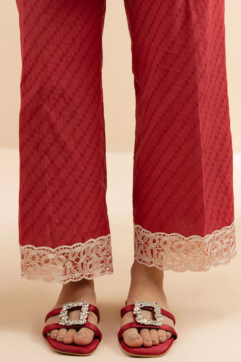 BRICK RED-2 PC (SHIRT & TROUSER) - Image 4