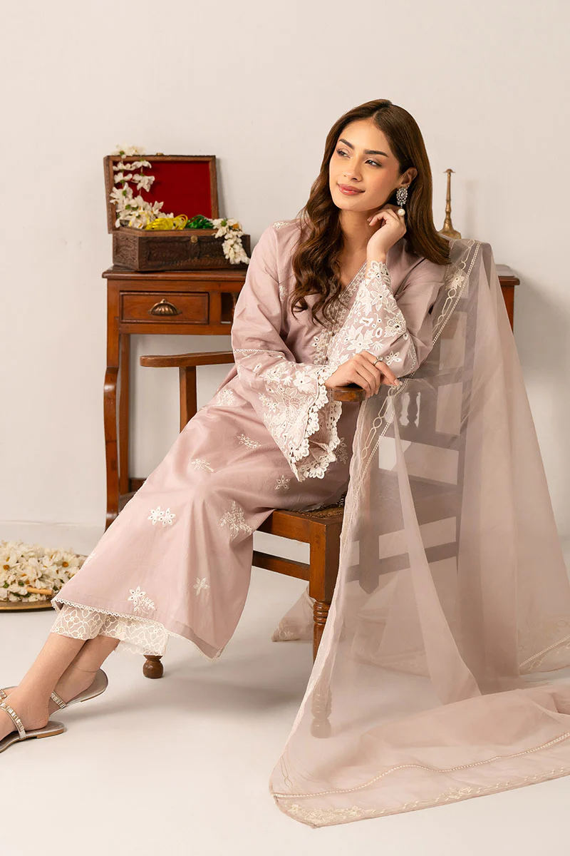 BURNISHED MELLOW-2 PC (SHIRT & DUPATTA) - Image 4