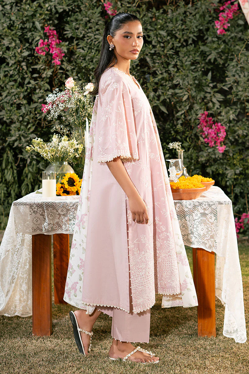 CARMINE ROSE-3PC (SHIRT, TROUSER & DUPATTA) - Image 6