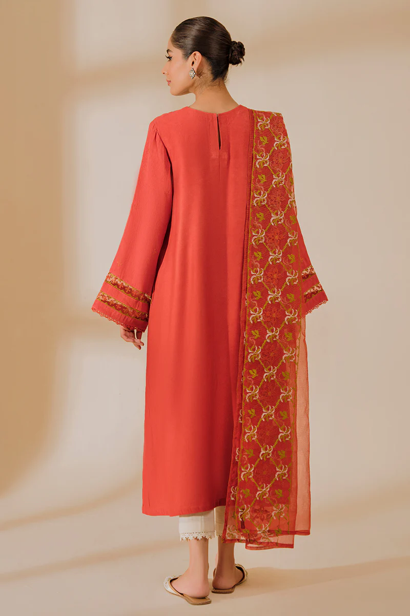 CINNABAR-2PC (SHIRT & DUPATTA) - Image 3