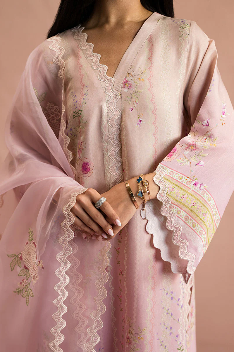 CORAL DREAM-2PC (SHIRT & DUPATTA) - Image 4
