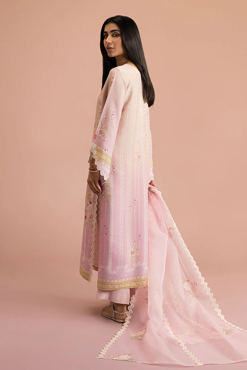 CORAL DREAM-2PC (SHIRT & DUPATTA) - Image 9