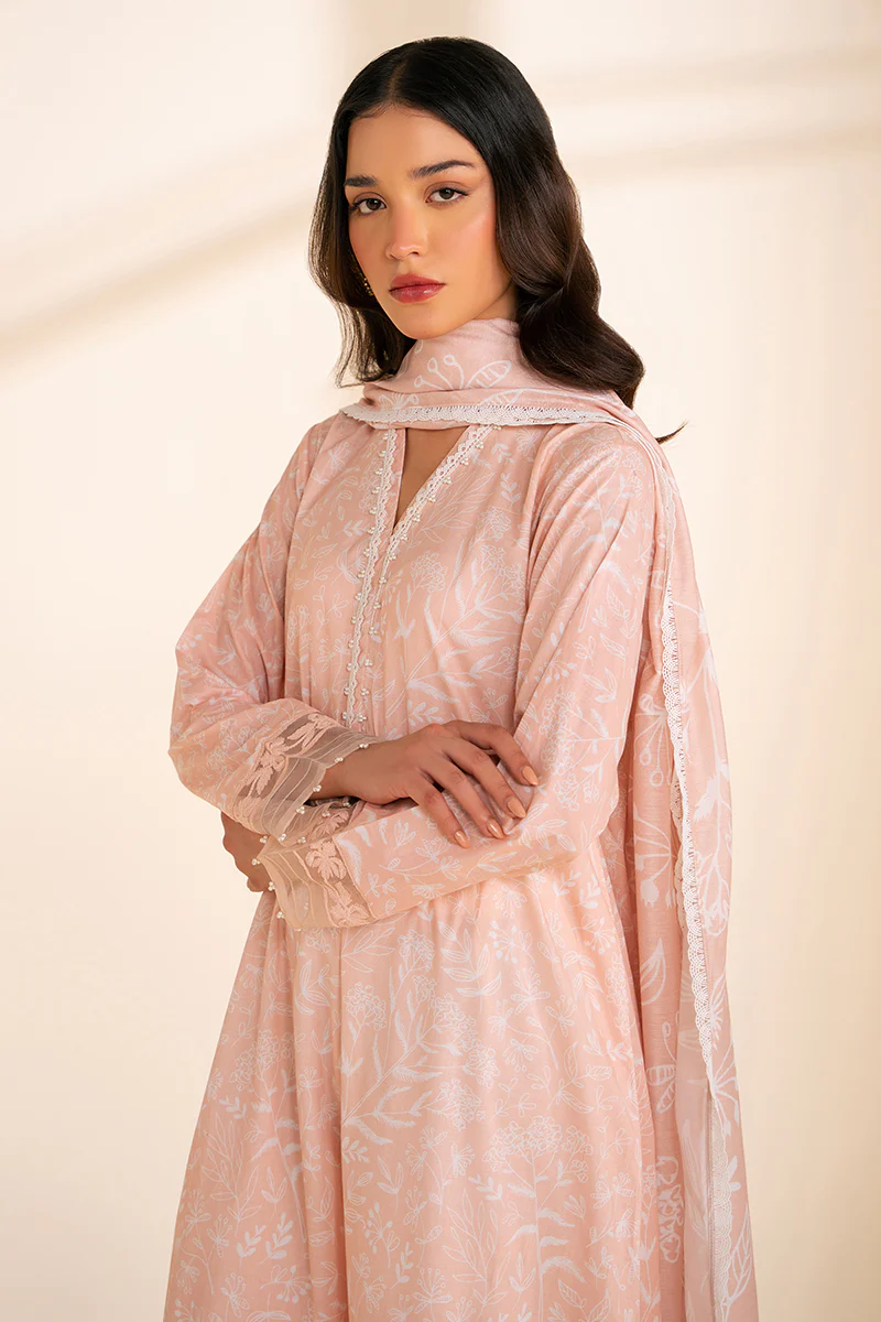 CORAL DUST-2 PC (SHIRT & DUPATTA) - Image 5