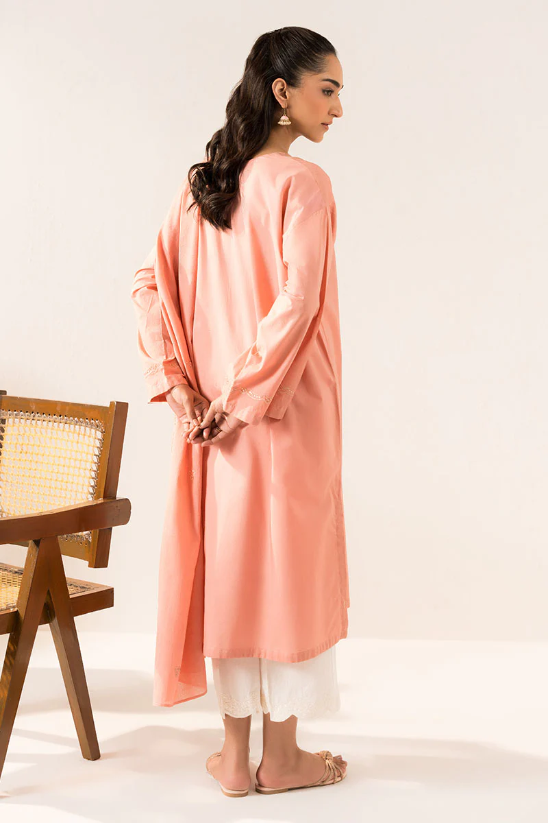 CORAL SAND-2PC (SHIRT & DUPATTA) - Image 6