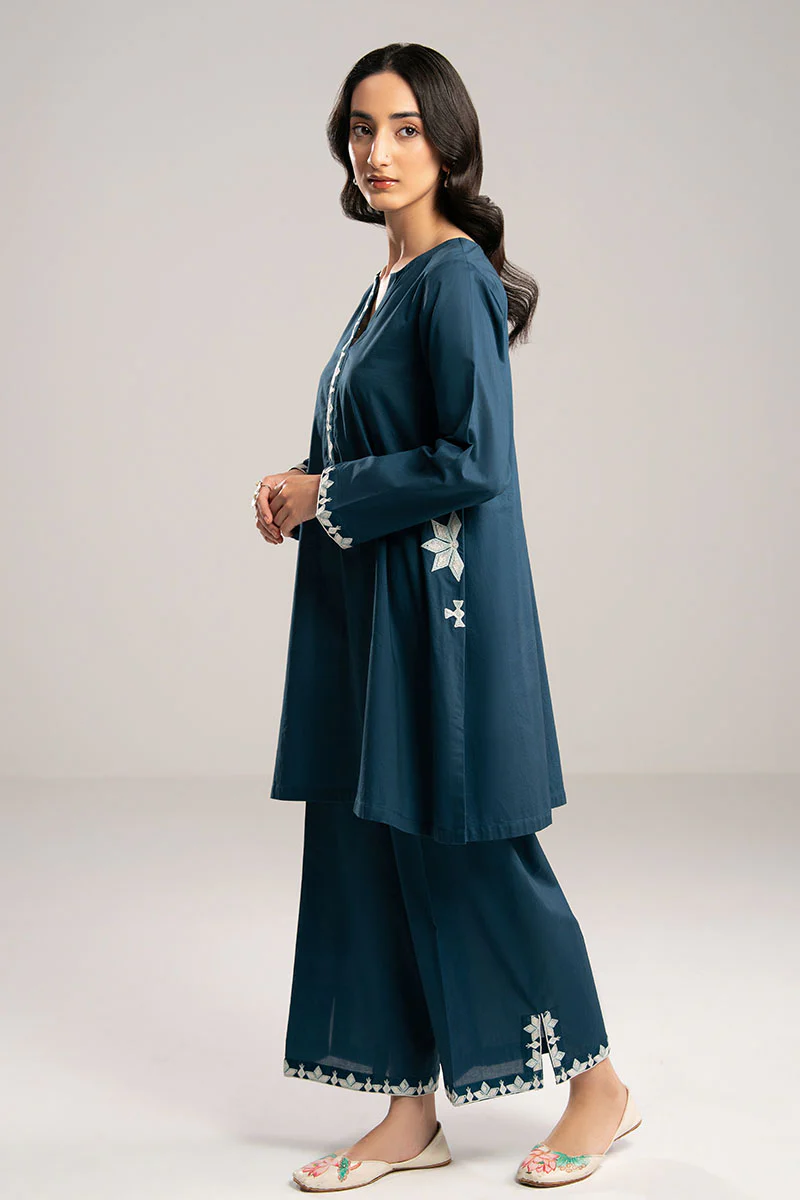 DEEP BLUE-2PC (SHIRT & TROUSER) - Image 3