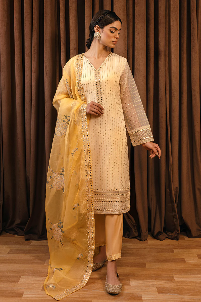 DEEP FAUNA-2PC(SHIRT & DUPATTA) - Image 2