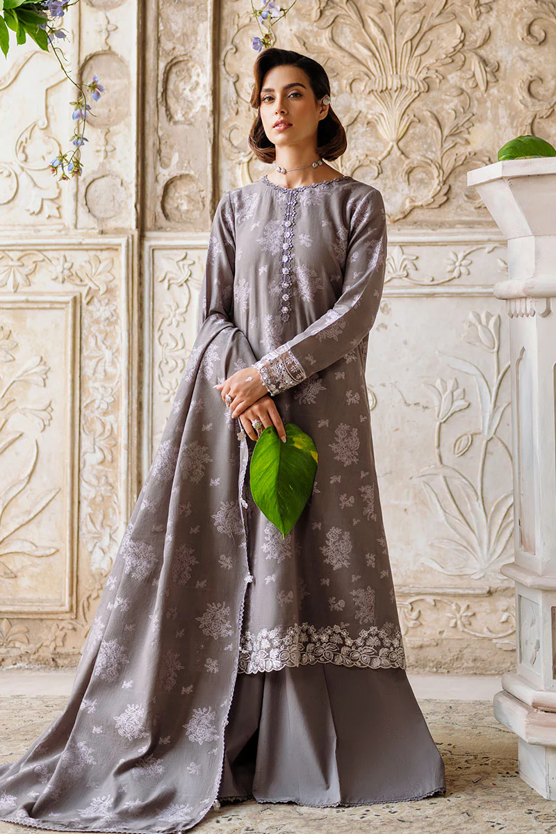 DESERT TAUPE-3PC (SHIRT, TROUSER & DUPATTA) - Image 4