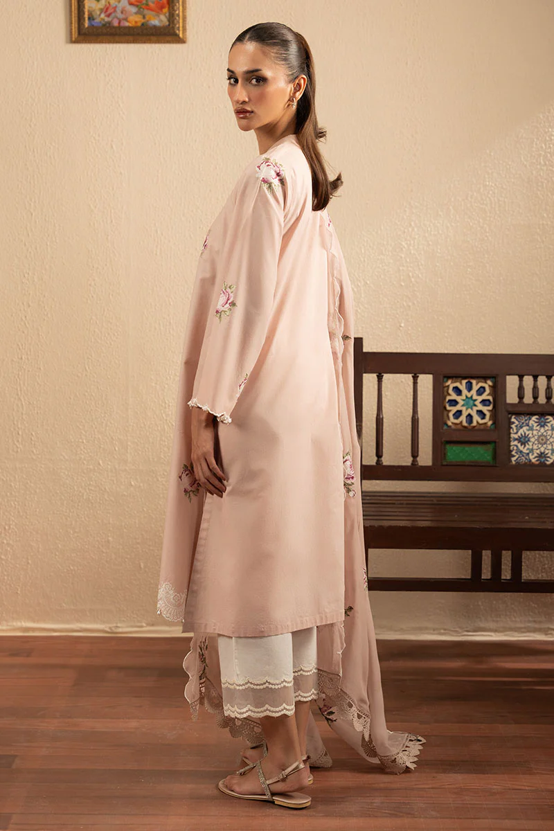 DUSTY PINK-2PC (SHIRT & DUPATTA) - Image 6