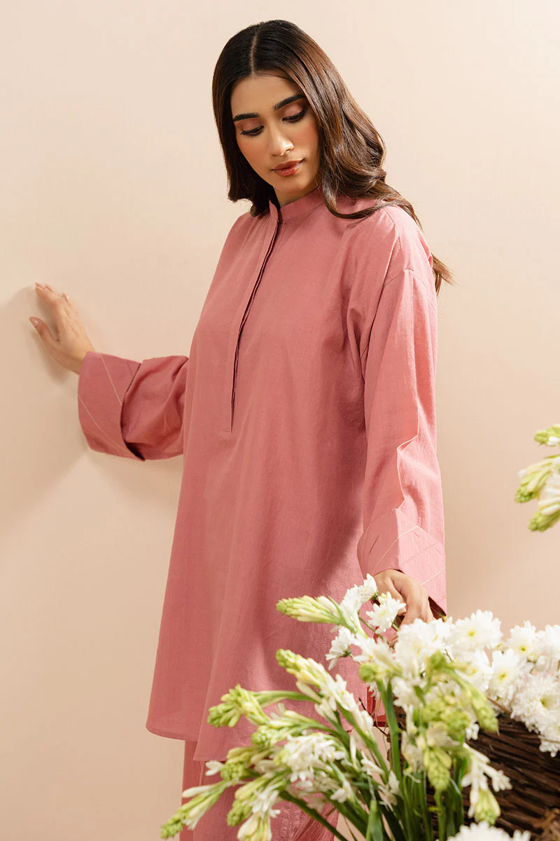 DUSTY ROSE-2 PC (SHIRT & TROUSER) - Image 5
