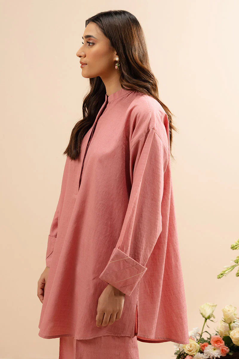 DUSTY ROSE-2 PC (SHIRT & TROUSER) - Image 8