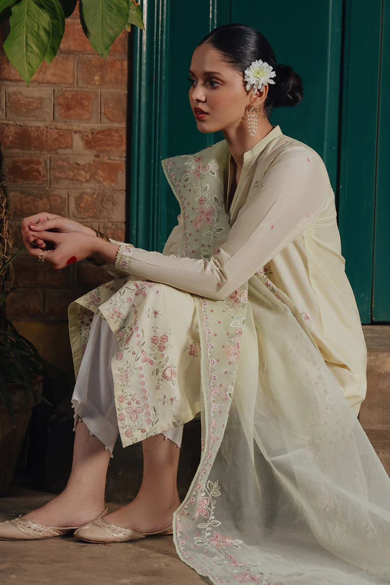 FLORA HEAVEN-2 PC (SHIRT & DUPATTA) - Image 4