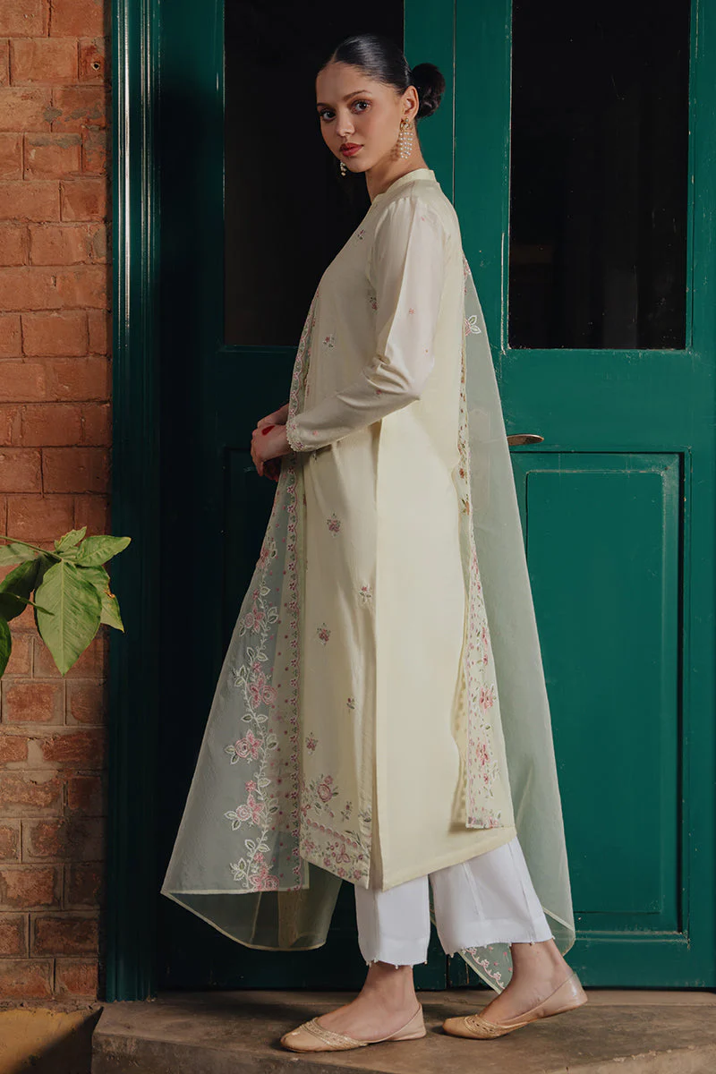 FLORA HEAVEN-2 PC (SHIRT & DUPATTA) - Image 7
