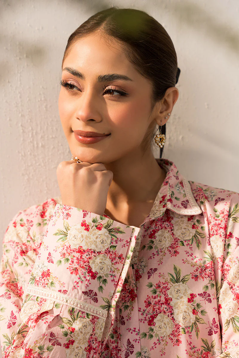 FLORAL FUSION -2 PC (SHIRT & TROUSER) - Image 2