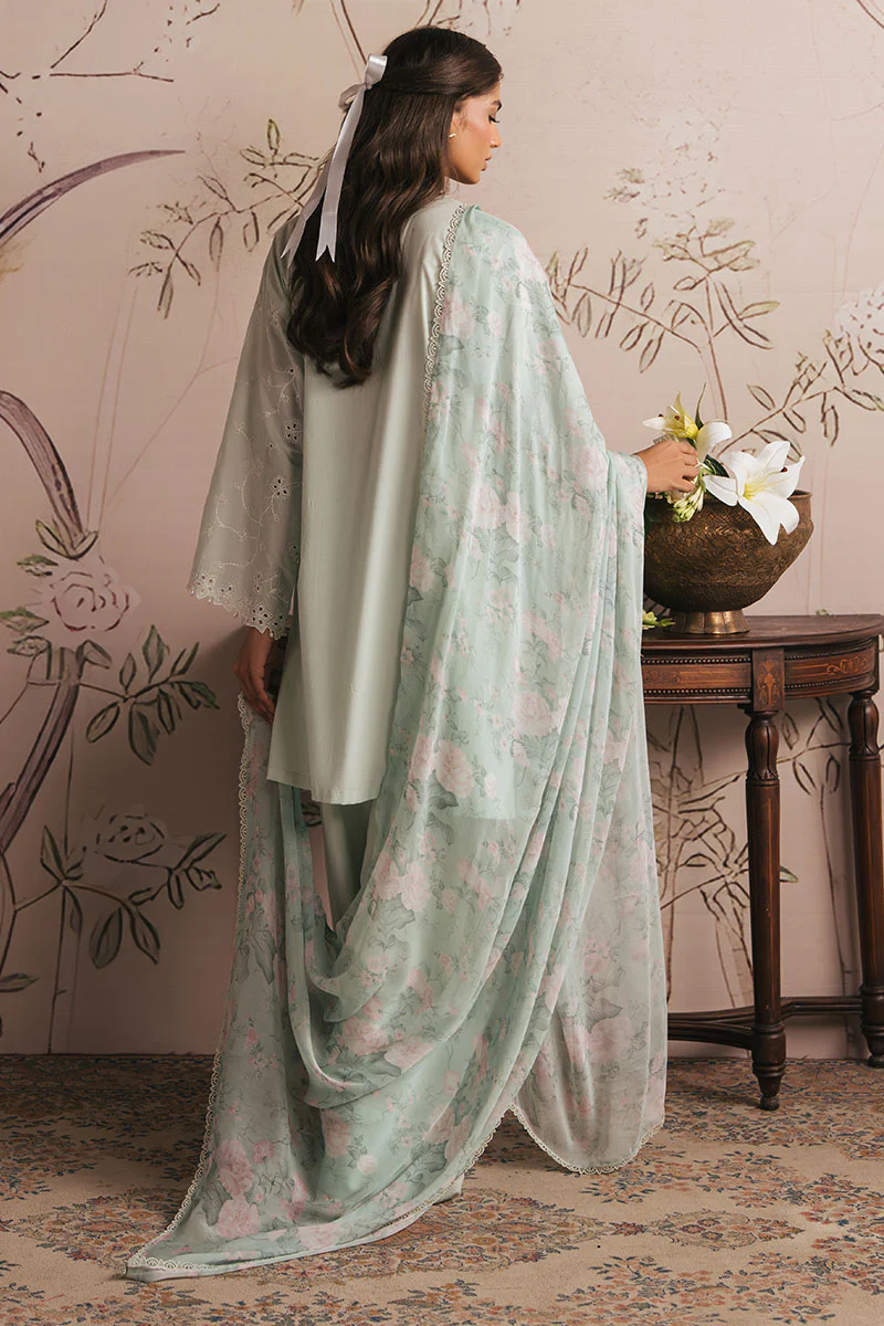 FLORAL GARLAND-3PC (SHIRT, TROUSER & DUPATTA) - Image 6