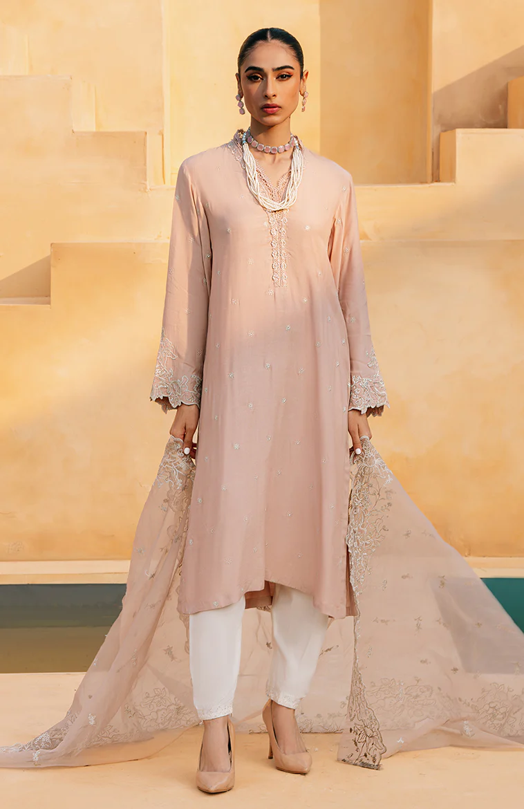 FLORET HEAVEN-2 PIECE (SHIRT & DUPATTA) - Image 4